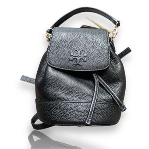 Tory Burch new mini thea leather bucket backpack​
